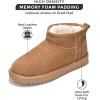 imageProject Cloud 100 Genuine Suede Ankle Boots for Women  Water Resistant Winter Boots for Women  Memory Foam Insole Trending Shoes for Women  Comfortable Womens Ankle Boots HippyChestnut