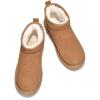 imageProject Cloud 100 Genuine Suede Ankle Boots for Women  Water Resistant Winter Boots for Women  Memory Foam Insole Trending Shoes for Women  Comfortable Womens Ankle Boots HippyChestnut