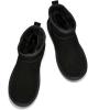 imageProject Cloud 100 Genuine Suede Ankle Boots for Women  Water Resistant Winter Boots for Women  Memory Foam Insole Trending Shoes for Women  Comfortable Womens Ankle Boots HippyBlack