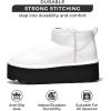 imageProject Cloud 100 Genuine Suede Leather Ankle Boots for Women  Fur Boots Memory Foam Insole Womens Boots  AntiSlip Mini Platform Boots  Lightweight Winter Boots for Women  Snow Boots HuggyWhite
