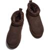 imageProject Cloud 100 Genuine Suede Leather Ankle Boots for Women  Fur Boots Memory Foam Insole Womens Boots  AntiSlip Mini Platform Boots  Lightweight Winter Boots for Women  Snow Boots HuggyBrown