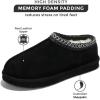 imageProject Cloud Australian Sheepskin Slippers  Memory Foam Mens Indoor ampamp Outdoor NonSlip Footwear Furry House Shoes for RelaxationBlack