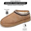 imageProject Cloud Australian Sheepskin Slippers  Memory Foam Mens Indoor ampamp Outdoor NonSlip Footwear Furry House Shoes for RelaxationChestnut