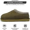 imageProject Cloud Australian Sheepskin Slippers  Memory Foam Mens Indoor ampamp Outdoor NonSlip Footwear Furry House Shoes for RelaxationOlive