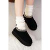 imageProject Cloud Platform Slippers for Women 100 Genuine Leather  Memory Foam Womens Slippers Nonslip Clogs for Women 2025 Fuzzy Slippers Women Footwear ampamp Platform Slippers SayreBlack