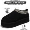 imageProject Cloud Platform Slippers for Women 100 Genuine Leather  Memory Foam Womens Slippers Nonslip Clogs for Women 2025 Fuzzy Slippers Women Footwear ampamp Platform Slippers SayreBlack
