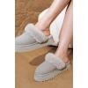 imageProject Cloud Slippers for Women  100 Genuine Suede Womens platform slippers for women  Memory Foam Clogs for Women  Mules for women 2025  Women Footwear Christmas Slippers VikiGrey