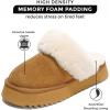 imageProject Cloud Slippers for Women  100 Genuine Suede Womens platform slippers for women  Memory Foam Clogs for Women  Mules for women 2025  Women Footwear Christmas Slippers VikiChestnut