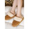imageProject Cloud Slippers for Women  100 Genuine Suede Womens platform slippers for women  Memory Foam Clogs for Women  Mules for women 2025  Women Footwear Christmas Slippers VikiChestnut