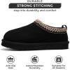 imageProject Cloud Slippers for Women Genuine Australian Sheepskin ampamp Real Shearling Fur Womens Slippers  Memory Foam Womens Slippers  Fuzzy Slippers Gifts for Women Footwear NeritaBlack