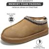 imageProject Cloud Slippers for Women Genuine Australian Sheepskin ampamp Real Shearling Fur Womens Slippers  Memory Foam Womens Slippers  Fuzzy Slippers Gifts for Women Footwear NeritaChestnut