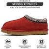 imageProject Cloud Slippers for Women Genuine Australian Sheepskin ampamp Real Shearling Fur Womens Slippers  Memory Foam Womens Slippers  Fuzzy Slippers Gifts for Women Footwear NeritaRed