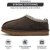 imageProject Cloud Slippers for Women Genuine Australian Sheepskin ampamp Real Shearling Fur Womens Slippers  Memory Foam Womens Slippers  Fuzzy Slippers Gifts for Women Footwear NeritaChocolate
