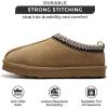 imageProject Cloud Slippers for Women Genuine Australian Sheepskin ampamp Real Shearling Fur Womens Slippers  Memory Foam Womens Slippers  Fuzzy Slippers Gifts for Women Footwear NeritaChestnut