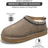 imageProject Cloud Slippers for Women Genuine Australian Sheepskin ampamp Real Shearling Fur Womens Slippers  Memory Foam Womens Slippers  Fuzzy Slippers Gifts for Women Footwear NeritaTaupe