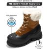 imageProject Cloud Snow Boots for Women Waterproof Genuine Leather 25quot Platform Wedge Womens Boots  Memory Foam Fur Boots Winters Boots for Women NonSlip Rain Boots Womens Snow Boots LydiaBrown