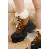 imageProject Cloud Snow Boots for Women Waterproof Genuine Leather 25quot Platform Wedge Womens Boots  Memory Foam Fur Boots Winters Boots for Women NonSlip Rain Boots Womens Snow Boots LydiaBrown
