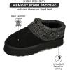 imageProject Cloud Womens Slippers  Memory Foam Women House Shoes ampamp Fuzzy Slippers  Fur Lining House Slippers for Women Nonslip Women Footwear Cozy Womens Shoes  Fall Shoes AspenedBlack