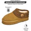 imageProject Cloud Womens Slippers  Memory Foam Women House Shoes ampamp Fuzzy Slippers  Fur Lining House Slippers for Women Nonslip Women Footwear Cozy Womens Shoes  Fall Shoes AspenedChestnut