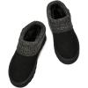 imageProject Cloud Womens Slippers  Memory Foam Women House Shoes ampamp Fuzzy Slippers  Fur Lining House Slippers for Women Nonslip Women Footwear Cozy Womens Shoes  Fall Shoes AspenedBlack
