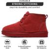 imageProject Cloud Ankle Boots for Women  100 Genuine Suede Womens Boots  Memory Foam Womens Booties  NonSlip Snow boots for women  Mini boots Womens Winter Boots Shoes for Women 2025 JuleeRed