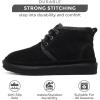 imageProject Cloud Ankle Boots for Women  100 Genuine Suede Womens Boots  Memory Foam Womens Booties  NonSlip Snow boots for women  Mini boots Womens Winter Boots Shoes for Women 2025 JuleeBlack