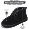 imageProject Cloud Ankle Boots for Women  100 Genuine Suede Womens Boots  Memory Foam Womens Booties  NonSlip Snow boots for women  Mini boots Womens Winter Boots Shoes for Women 2025 JuleeBlack
