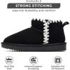 imageProject Cloud Genuine Leather Girls Boots  Winter Boots ampamp Fall Shoes  Memory Foam Mini Fall Boots Girls Fashion Fur Boots  NonSlip Girls Ankle Boots  Kids Boots for GirlsBlack Stitch