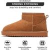 imageProject Cloud Genuine Leather Girls Boots  Winter Boots ampamp Fall Shoes  Memory Foam Mini Fall Boots Girls Fashion Fur Boots  NonSlip Girls Ankle Boots  Kids Boots for GirlsChestnut
