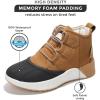 imageProject Cloud Waterproof Snow Boots for Women  Memory Foam Insole NonSlip Womens Snow Boots ampamp Winter Shoes with Shoe Lace  Lightweight Indoor Outdoor ShoesCamelsport Upper