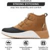 imageProject Cloud Waterproof Snow Boots for Women  Memory Foam Insole NonSlip Womens Snow Boots ampamp Winter Shoes with Shoe Lace  Lightweight Indoor Outdoor ShoesCamelsport Upper