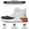 imageProject Cloud Waterproof Snow Boots for Women  Memory Foam Insole NonSlip Womens Snow Boots ampamp Winter Shoes with Shoe Lace  Lightweight Indoor Outdoor ShoesCreamsport Upper