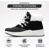 imageProject Cloud Waterproof Snow Boots for Women  Memory Foam Insole NonSlip Womens Snow Boots ampamp Winter Shoes with Shoe Lace  Lightweight Indoor Outdoor ShoesBlackhiker Upper
