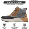 imageProject Cloud Waterproof Snow Boots for Women  Memory Foam Insole NonSlip Womens Snow Boots ampamp Winter Shoes with Shoe Lace  Lightweight Indoor Outdoor ShoesGreysport Upper