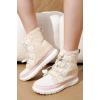 imageProject Cloud Womens Snow Boots  Genuine Suede Waterproof Memory Foam Insole and NonSlip Winter Snow Boots For Women Footwear  Outdoor Shoes LeonoraPink
