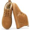 imageProject Cloud Ankle Boots for Women  100 Genuine Suede Womens Boots  Memory Foam Womens Booties  NonSlip Snow boots for women  Mini boots Womens Winter Boots Shoes for Women 2025 JuleeTan