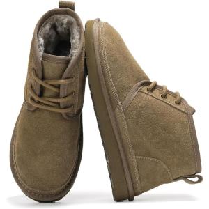 imageProject Cloud Ankle Boots for Women  100 Genuine Suede Womens Boots  Memory Foam Womens Booties  NonSlip Snow boots for women  Mini boots Womens Winter Boots Shoes for Women 2025 JuleeGreen Suede