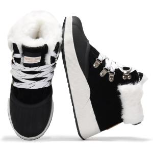 imageProject Cloud Waterproof Snow Boots for Women  Memory Foam Insole NonSlip Womens Snow Boots ampamp Winter Shoes with Shoe Lace  Lightweight Indoor Outdoor ShoesBlackhiker Upper