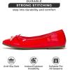 imageProject Cloud Ballet Flats Shoes for Women Casual Womens Shoes Dressy wMemory Foam Insole for Mom Flats for Women Footwear Womens Dresses Shoes EllisonRed Patent