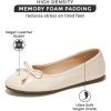 imageProject Cloud Ballet Flats Shoes for Women Casual Womens Shoes Dressy wMemory Foam Insole for Mom Flats for Women Footwear Womens Dresses Shoes EllisonBone Patent