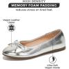 imageProject Cloud Ballet Flats Shoes for Women Casual Womens Shoes Dressy wMemory Foam Insole for Mom Flats for Women Footwear Womens Dresses Shoes EllisonSilver
