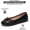 imageProject Cloud Ballet Flats Shoes for Women Casual Womens Shoes Dressy wMemory Foam Insole for Mom Flats for Women Footwear Womens Dresses Shoes EllisonBlack Matt