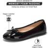 imageProject Cloud Ballet Flats Shoes for Women Casual Womens Shoes Dressy wMemory Foam Insole for Mom Flats for Women Footwear Womens Dresses Shoes EllisonBlackpatent