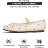 imageProject Cloud Crystal Mesh Ballet Flats for Women Memory Foam  Mesh Flats Women Footwear ampamp Ballet Shoes for Women  NonSlip Women Flats  Casual Ballerina Flats for Women AmityNude
