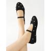 imageProject Cloud Crystal Mesh Ballet Flats for Women Memory Foam  Mesh Flats Women Footwear ampamp Ballet Shoes for Women  NonSlip Women Flats  Casual Ballerina Flats for Women AmityBlack