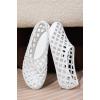imageProject Cloud Jelly Ballet Flats Shoes for Women  Waterproof Womens Flats Womens Shoes  Lightweight Womens Flats NonSlip Jelly Shoes Women Flat Sandals Women JellzWhite