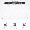 imageProject Cloud Jelly Ballet Flats Shoes for Women  Waterproof Womens Flats Womens Shoes  Lightweight Womens Flats NonSlip Jelly Shoes Women Flat Sandals Women JellzWhite