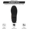 imageProject Cloud Womens Snow Boots  Genuine Leather Memory Foam Insole Fur MidCalf Winter Snow Boots for Women Footwear  Lightweight NonSlip Outdoor Shoes VenturaBlack