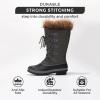 imageProject Cloud Womens Snow Boots  Genuine Leather Memory Foam Insole Fur MidCalf Winter Snow Boots for Women Footwear  Lightweight NonSlip Outdoor Shoes VenturaGrey
