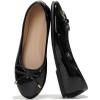 imageProject Cloud Ballet Flats Shoes for Women Casual Womens Shoes Dressy wMemory Foam Insole for Mom Flats for Women Footwear Womens Dresses Shoes EllisonBlackpatent